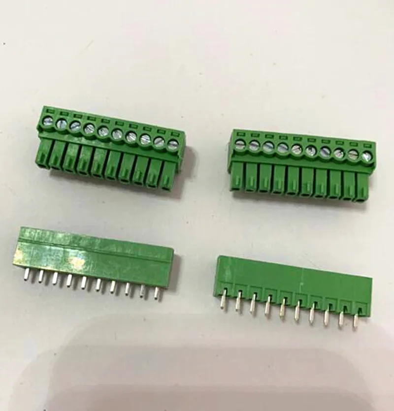 10sets Plug-in PCB טרמינל בלוק 2EDGK המגרש 3.81 מ 