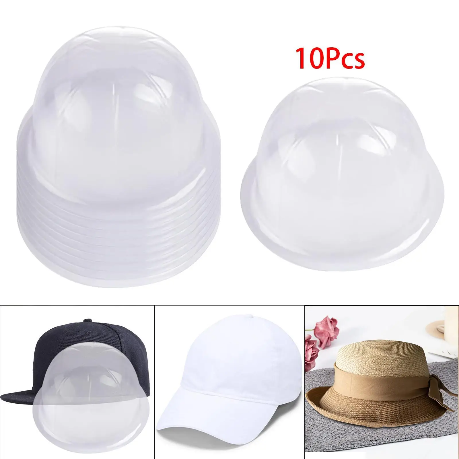 10x שולחן כובע לעמוד מתלה כובע מחזיקי מחזיק מדף הבית נסיעות התמונה 4