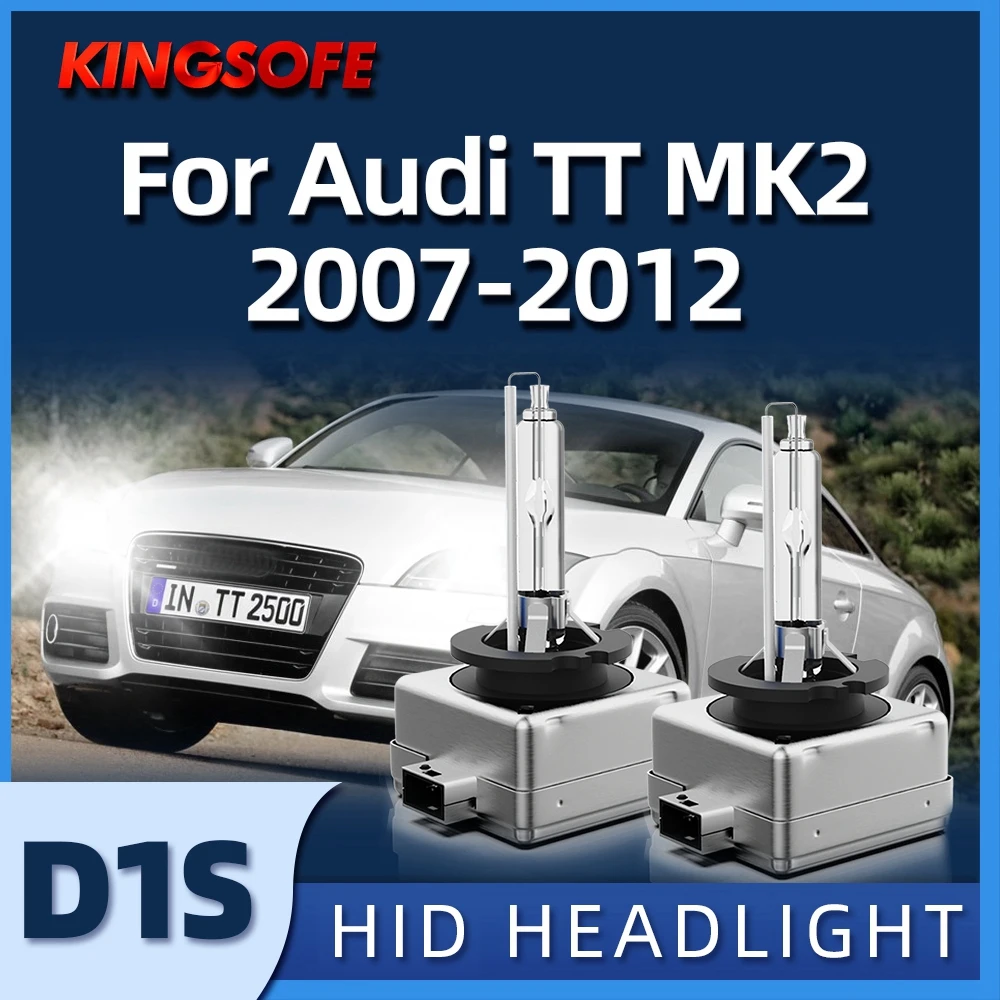 KINGSOFE קסנון D1S פנס 6000K לבן בוהק הסתיר רכב מנורה אור אוטומטי עבור אאודי TT MK2 2007 2008 2009 2010 2011 2012 התמונה 0