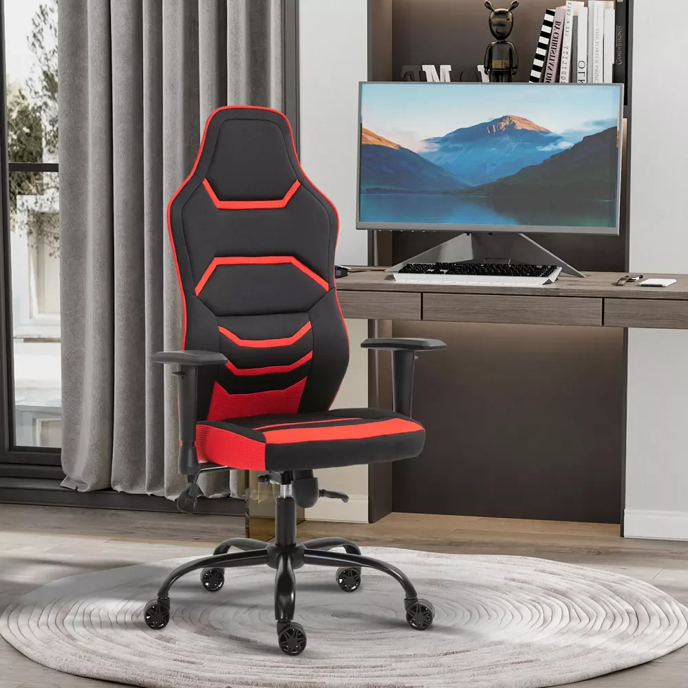 גבוהה מירוץ סגנון המשחקים המשרד כיסא המחשב הביתי המשימה כיסא עם משענת יד, כסא על גלגלים התמונה 0