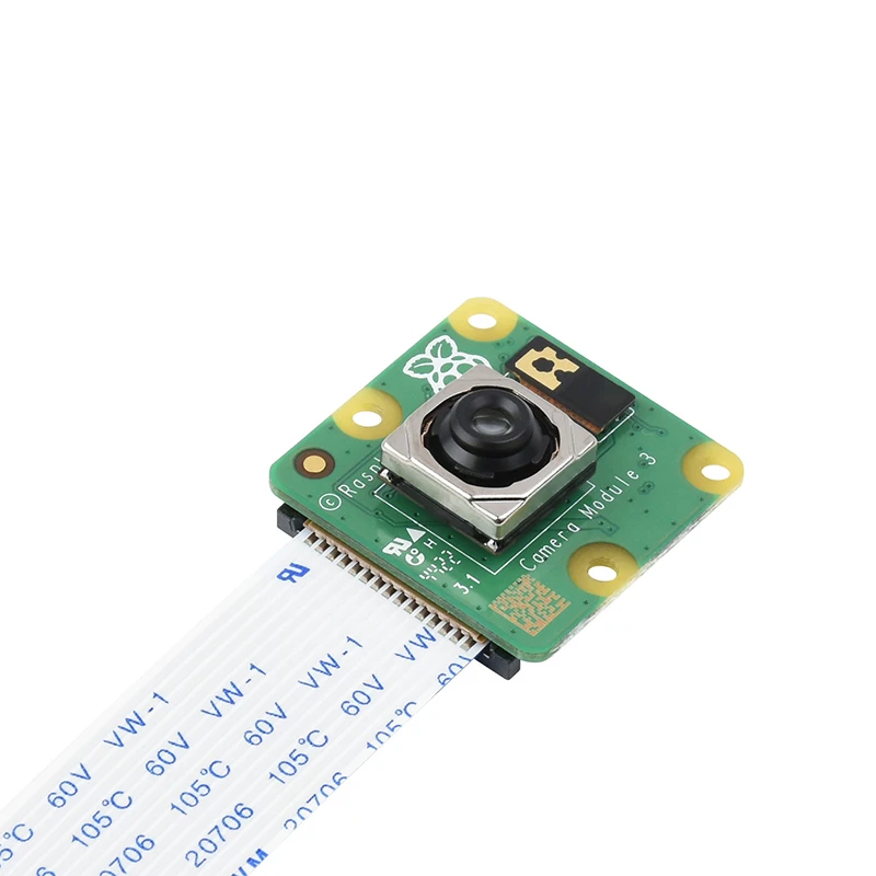 הרשמי Raspberry Pi מצלמה מודול 3 75° 120° FOV 12MP IMX708 חיישן פוקוס אוטומטי אופציונלי נואר גרסה עבור Raspberry Pi 4B 3B התמונה 2