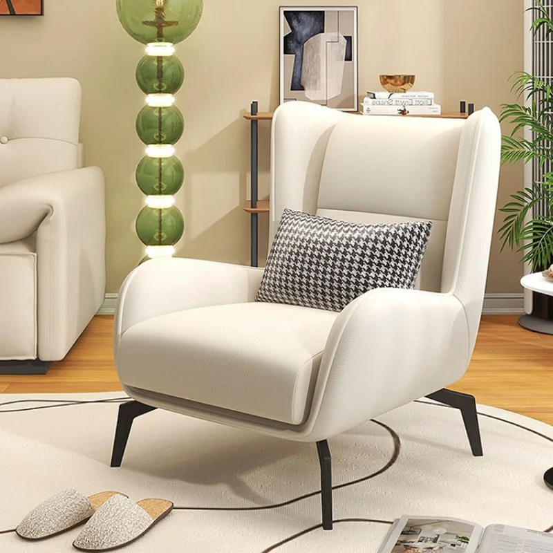 מודרני ספה נורדי סלון כסאות טרקלין, סלון עור PU עצלן הכיסא יוקרה מעצב Chaises דה סלון ריהוט הבית WKYZ התמונה 0