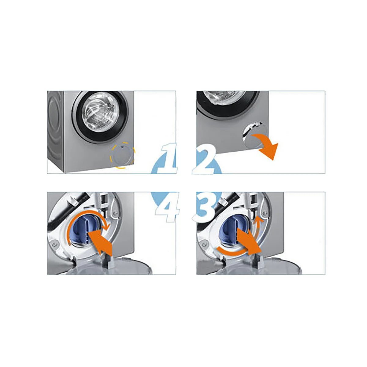 משאבת ניקוז ניקוז עודפים חותם Plug עבור מסנן תוף מכונת הכביסה WM1095 WM1065 WD7205 לבן התמונה 2
