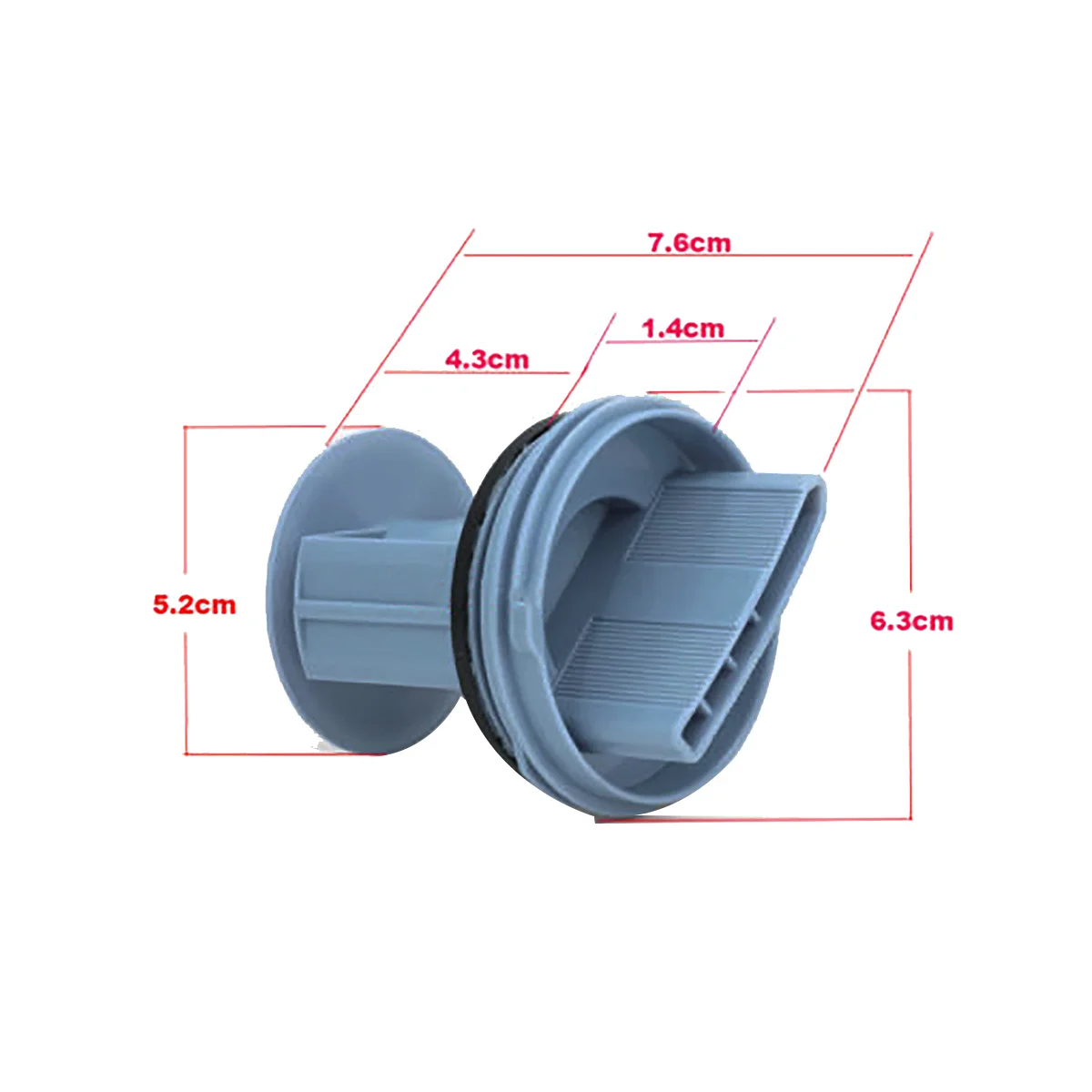 משאבת ניקוז ניקוז עודפים חותם Plug עבור מסנן תוף מכונת הכביסה WM1095 WM1065 WD7205 לבן התמונה 4