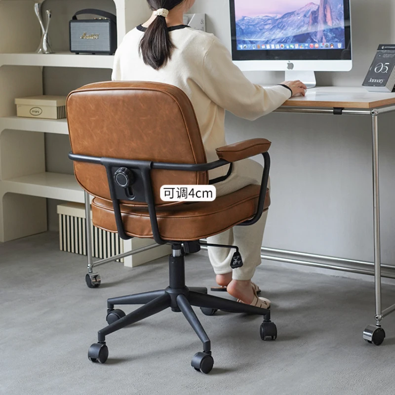 נורדי משחקים ניידים למשרד כסאות מחשב מסתובב הרמת נוח כיסאות במשרד הישיבות Sillon Oficina ריהוט הבית WZ50OC התמונה 2