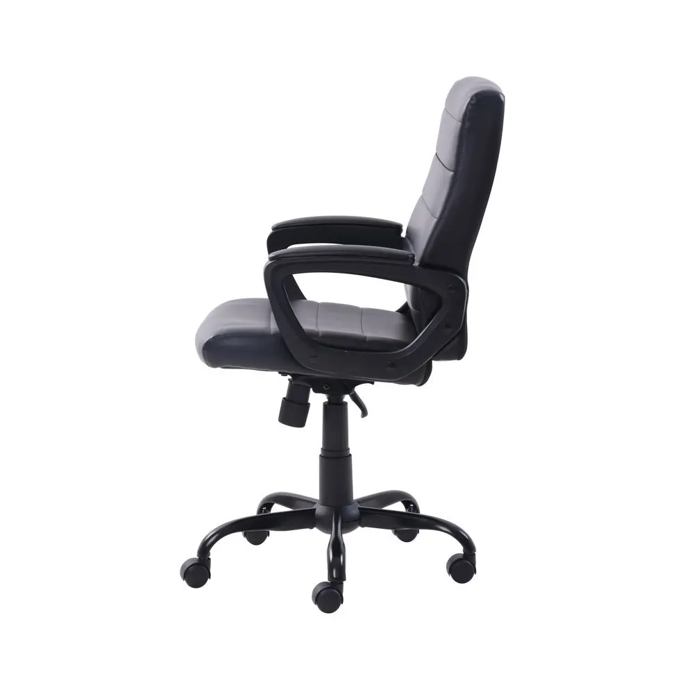 עור אמצע הגב מנהל המשרד של הכיסא, שחור קיפול הכיסא הכיסא רכה על שולחן האוכל הכיסא כורע כיסאות Silla de oficina התמונה 5