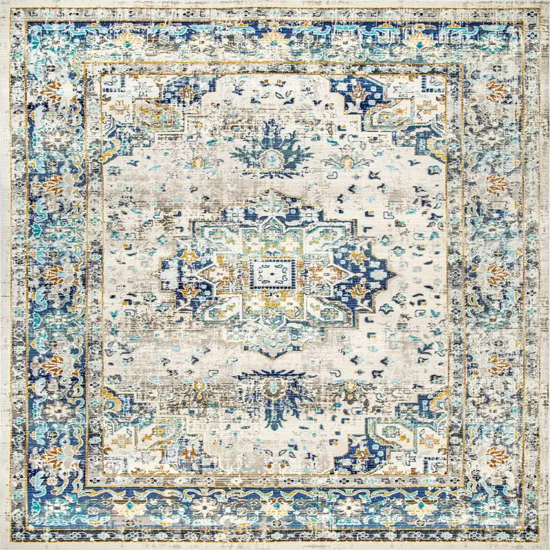 , פרסית-השראה יפה במצוקה הפרסי בהשראת מדליון שטיח: להוסיף קישוט וסגנון לבית שלך! התמונה 1