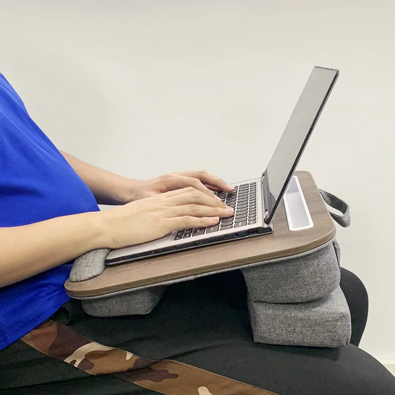 MUMUCC רב תכליתי נייד מחשב נייד שולחן מתכוונן בגובה רב חריץ כרטיס נגד החלקה בר עיצוב כרית הברכיים שולחן שולחן התמונה 2