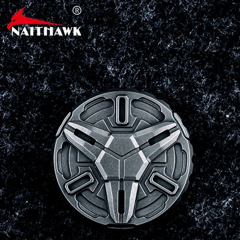 NAITHAWK נץ הלילה הצמד מטבע סגסוגת טיטניום זירקוניום הטבעת מטבע ממתכת Gyro למבוגרים לשחק הלחץ התמונה 0