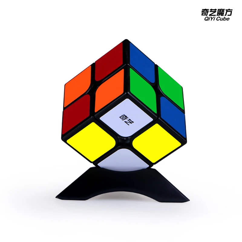QiYi QiDi S2 2x2 קסם מהירות הקוביה מקצועי Stickerless פאזל לילדים מתנות Qiyi QiDi W Magic Cube צעצועים חינוכיים התמונה 3