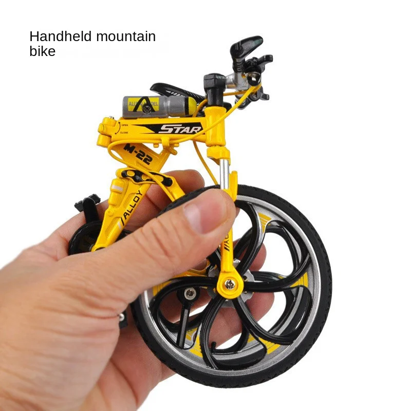 האצבע אופניים אופניים בגודל גדול יצירתי צעצוע קטן יד חייב פנאי משעמם החפץ ברמה הקלה מתנה מתנה התמונה 0